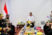 Presiden Jokowi Temui Tokoh Adat Kaltim. (Foto : Ist)