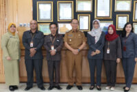 Wakil Wali Kota Samarinda, Rusmadi saat menerima audiensi BPS Samarinda. (Foto: Ist)