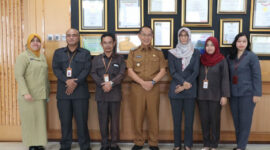 Wakil Wali Kota Samarinda, Rusmadi saat menerima audiensi BPS Samarinda. (Foto: Ist)