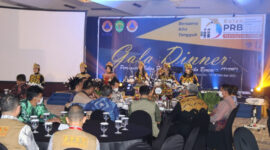 Kegiatan gala dinner Bulan PRB yang diselenggarakan di Hotel Grand Jatra Balikpapan. (Foto: Ist)