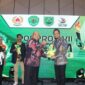 Nidya Listiyono saat hadiri acara peluncuran logo, maskot, dan jingle Porprov VII Kaltim Tahun 2022. (Foto: Ist)