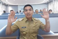 Wali Kota Samarinda, Andi Harun saat menyampaikan rencana Pemkot saat ikuti pertemuan dengan seluruh Gubernur maupun Bupati/Wali Kota se-Indonesia secara virtual. (Foto: Ist)