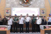 Kegiatan bersama Pemkot Samarinda dengan unsur Forkopimda untuk membahas terkait bahaya ancaman Narkoba. (Foto: Ist)