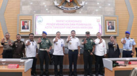 Kegiatan bersama Pemkot Samarinda dengan unsur Forkopimda untuk membahas terkait bahaya ancaman Narkoba. (Foto: Ist)