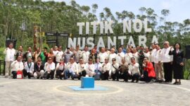 Kegiatan peringatan Hari Sumpah Pemuda di lokasi Titik Nol IKN Nusantara. (Foto: Ist)