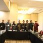 Dipimpin Ketua Tim Pembahas Rencana Kerja DPRD Kaltim Tahun 2024, Sarkowi V Zahry, rapat di gelar di Gran Hotel Jatra, Balikpapan, Rabu (25/1/2023). (Foto: Ist)
