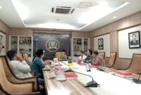 Pertemuan antara pimpinan DPRD Kaltim dan Komisioner Bawaslu Kaltim. (Foto: Ist)