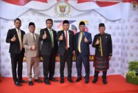 Sederet Anggota Dewan Serta Sekwan DPRD Kaltim Turut Menhadiri Paripurna HUT Kota & Pemkot Samarinda di Gedung Paripurna DPRD Kota Samarinda. (Foto: Ist)