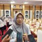 Ketua Komisi IV DPRD Kota Samarinda, Sri Puji Astuti saat menghadiri pelantikan pengurus Yayasan Kanker Indonesia (YKI) Cabang Samarinda di Aula Rumah Jabatan Walikota Samarinda. (Foto: Ist)