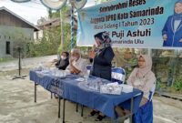 Anggota DPRD Samarinda, Sri Puji Astuti serap aspirasi warga Kelurahan Jawa. (Foto: Ist)