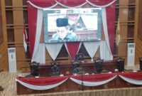 Rapat paripurna pengesahan Perda RTRW kota Samarinda. (Foto: Ist)