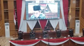 Rapat paripurna pengesahan Perda RTRW kota Samarinda. (Foto: Ist)