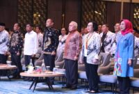 Wakil Ketua DPRD Kaltim, Seno Aji saat menghadiri pembukaan Konkernas IV PGRI di Ballroom Hotel Mercure Samarinda, Jumat (25/2). (Foto: Ist)