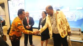 Ketua DPRD Kaltim (batik orange) saat menghadiri Pertemuan Tahunan GCF Task Force ke-13 yang diselenggarakan di Cetro de Convencionnes Yucatan Siglo XXI Kota Merida, Provinsi Yukatan, Meksiko. (Foto: Ist)