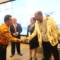 Ketua DPRD Kaltim (batik orange) saat menghadiri Pertemuan Tahunan GCF Task Force ke-13 yang diselenggarakan di Cetro de Convencionnes Yucatan Siglo XXI Kota Merida, Provinsi Yukatan, Meksiko. (Foto: Ist)