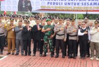 Wakil Ketua DPRD Kaltim Sigit Wibowo saat menghadiri acara syukuran HUT Satuan Pengamanan (Satpam) ke – 42. (Foto: Ist)