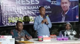 Anggota DPRD Kota Samarinda Fraksi Partai Amanat Nasional (PAN), Suparno saat reses di kelurahan sambutan. (Foto: Ist)