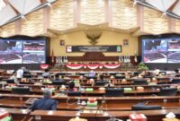 Rapat Paripurna ke-7 DPRD Kaltim. (Foto: Ist)