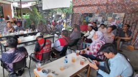 Kapolsek Sungai Kunjang Kompol Made Anwara, SH saat laksanakan agenda 