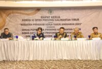 Komisi III DPRD Kaltim saat menggelar raker bersama mitra kerjanya. (Foto: Ist)