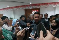 Wali Kota Andi Harun saat diwawancara awak media. (Foto: Ist)