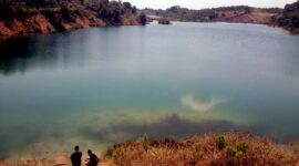 Ilustrasi lubang tambang yang akan diubah menjadi objek wisata. (Foto: Ist)