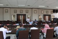 Pansus Pengelolaan Keuangan Daerah, BPKAD dan Biro Hukum saat rapat dengar pendapat. (Foto: Ist)