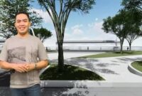 Tangkapan layar desai proyek Teras Samarinda. (Foto: Ist)