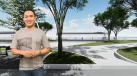 Tangkapan layar desai proyek Teras Samarinda. (Foto: Ist)