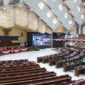 Suasana Rapat Paripurna ke-9 dengan agenda penyampaian hasil reses Anggota DPRD Kaltim masa sidang I tahun 2023 di Gedung Utama DPRD Kaltim. (Foto: Ist)