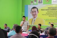 Penyebarluasan Perda Bantuan Hukum oleh Anggota DPRD Kaltim, Sapto Setyo Pramono. (Foto: Ist)