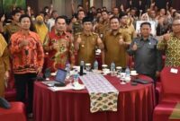 Pimpinan DPRD Kaltim ketika menghadiri Musrenbang RKPD Balikpapan. (Foto: Ist)
