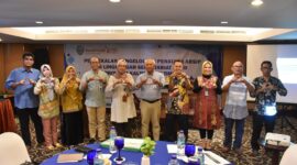 Pembekalan Pengelolaan Penataan Arsip di lingkungan Sekretariat DPRD Kaltim di Hotel Blue Sky Balikpapan. (Foto: Ist)