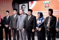 Acara pelantikan Ali Fitri Noor Ketua Dewan Pengawas (Dewas) Perusahaan Daerah Bank Perekonomian Rakyat (PD BPR). (Foto: Ist)