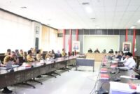 Rapat Dengar Pendapat (RDP) antara Banggar DPRD Kaltim dan TAPD Kaltim dalam membahas pagu anggaran. (Foto: Ist)