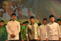 Wali Kota Samarinda, Andi Harun saat mengahdiri acara istghosah PB NU Samarinda. (Foto: Ist)