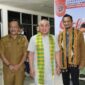 Ketua Komisi II DPRD Kaltim, Nidya Listiyono (kanan) yang mewakili Ketua DPRD Kaltim menghadiri Rakornas Kemendagri di Sulawesi Tenggara. (Foto: Ist)