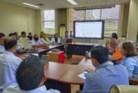 Suasana rapat di Ruang rapat Asisten II, Setkab Kukar. (Foto: Ist)