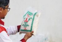 Beras Cap Tugu hasil produksi Desa Loh Sumber. (Foto: Ist)