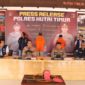 Press Realese yang Digelar Satreskrim Polres Kutim. (Foto: Ist)