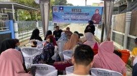 Suasana gelaran reses Anggota Komisi II Dewan Perwakilan Rakyat Daerah Kota Samarinda, Novi Marinda Putri. (Foto: Ist)