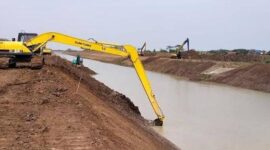 Ilustrasi Normalisasi sungai. (Foto: Ist)