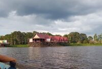 Penginapan Tepi Danau Desa Semayang. (Foto: Ist)