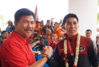 Pemkab Kukar saat menyambut Muhammad Taufany Muslihudin. (Foto: Ist)