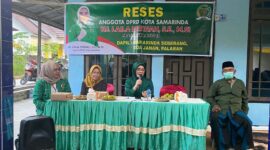 Suasana Gelaran Reses Anggota Komisi II Dewan Perwakilan Rakyat Daerah Kota Samarinda, Laila Fatihah di Kelurahan Rawa Makmur, Kecamatan Palaran, Samarinda. (Foto: Ist)
