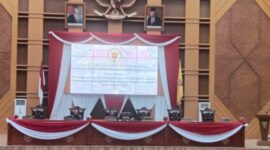 Suasan Rapat Paripurna Penyampaian Kerja Pansus LKPJ Walikota Tahun Anggaran 2022. (Foto: Ist)