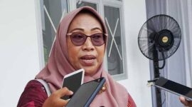 Ketua Komisi IV Dewan Perwakilan Rakyat Daerah Kota Samarinda, Sri Puji Astuti saat menghadiri kegiatan peresmian ruang kelas tk Negeri 11 Samarinda. (Foto: Ist)