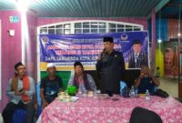 Suasana gelaran Reses masa sidang II tahun 2023 di Jalan Cumi-cumi RT. 27 Kelurahan Selili Kecamatan Samarinda Ilir, oleh Anggota DPRD Kota Samarinda, Kamaruddin. (Foto: Ist)