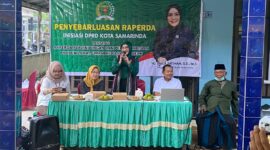 Suasana gelaran Sosraperda Anggota Komisi II Dewan Perwakilan Rakyat Daerah Kota Samarinda, Laila Fatihah. (Foto: Ist)