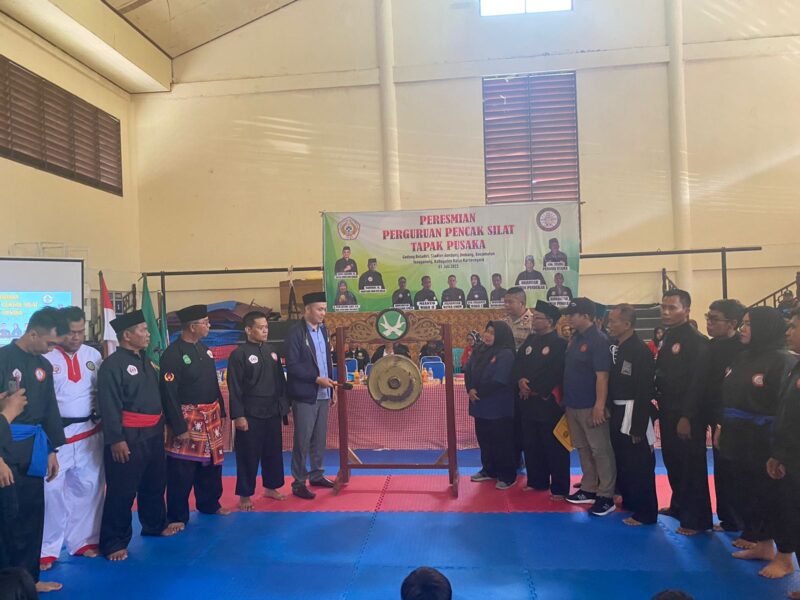 Suasana latihan bersama antar perguruan di bawah naungan IPSI Kukar, di Stadion Rondong Demang, Kukar. (Foto: Ist)